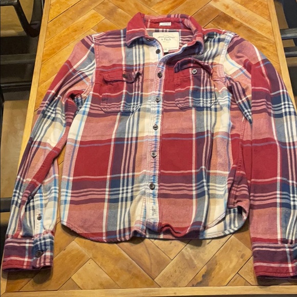 Men’s A&F Flagship Flannel - Picture 2 of 4